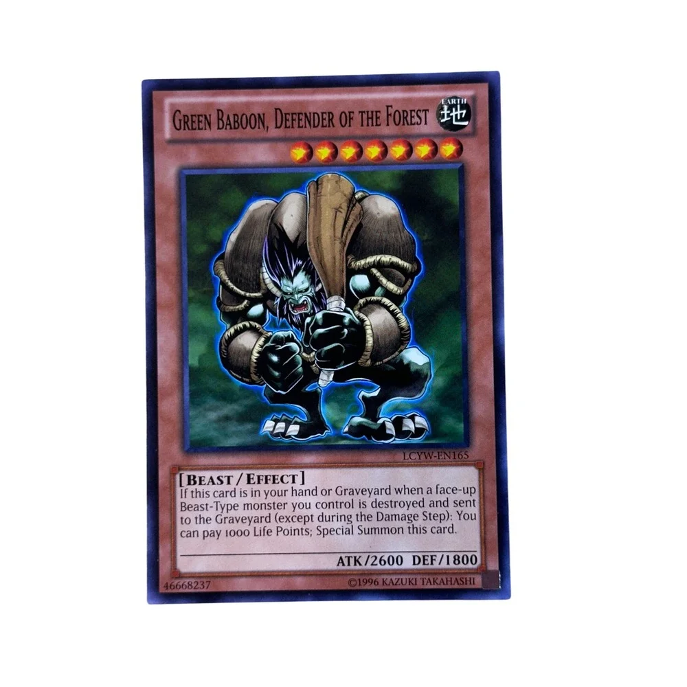 Yu-Gi-Oh! Trading Card Baboon Defender‎ of the Forest LCYW-EN165 Ultra Rare